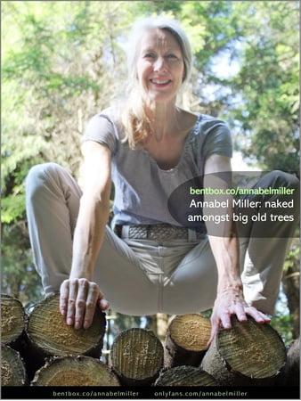 annabel miller naked amongst big old trees         