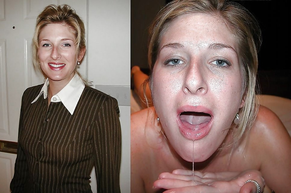 XXX Before and after facials and cumshots. Amateur.