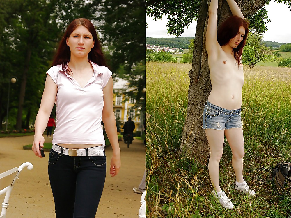 XXX Teens dressed undressed Before and after