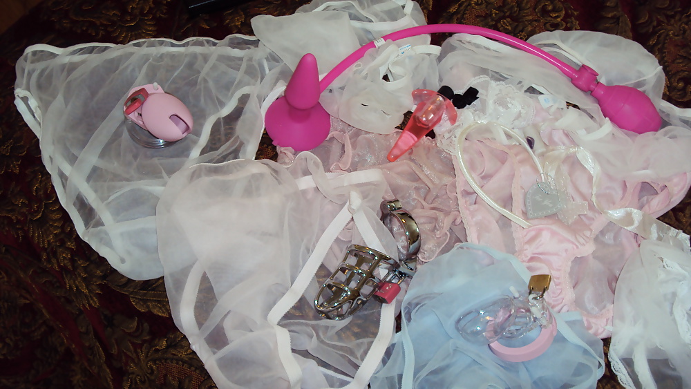 XXX My Sissy panties and Chastity Devices