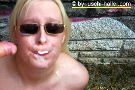 blonde cum slut dany sun fucking outdoor         
