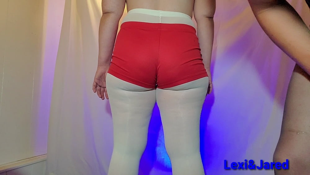 Latina in booty shorts