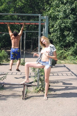 danuta d naked in public flashing pussy         