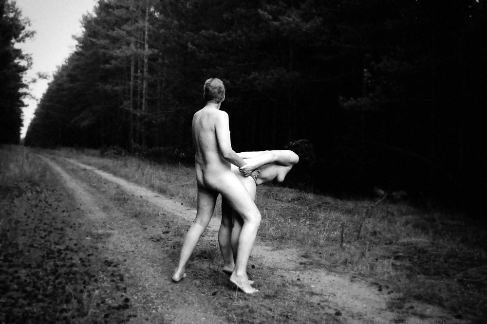 Sexy Bruste Wald Onanieren