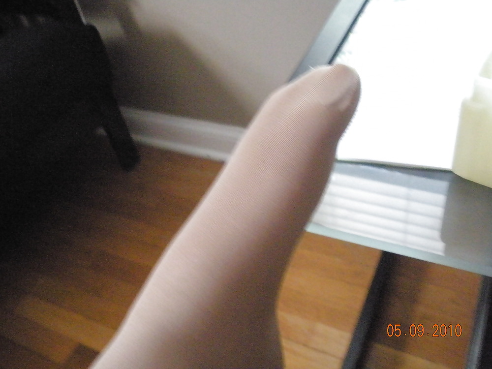 XXX Nude active support - sheer toe pantyhose