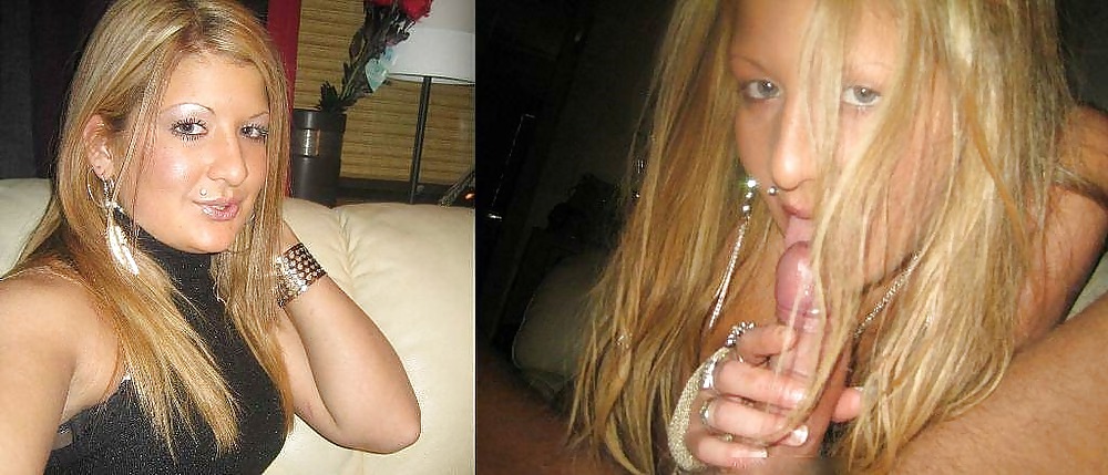 XXX Before and after blowjob and cumshot. Amateur.