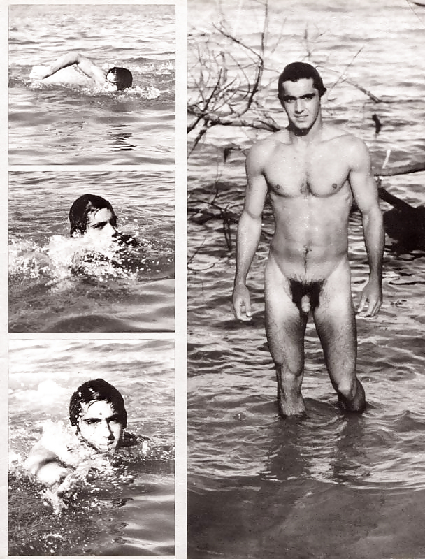 Naked Vintage Swimming