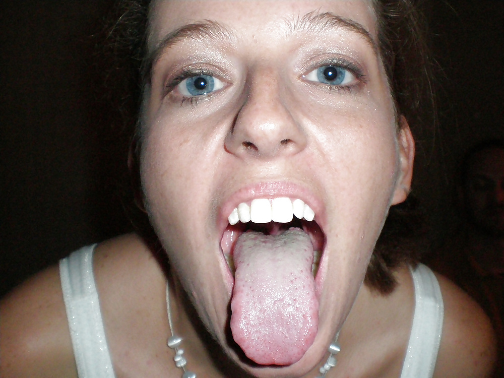 XXX Teens open Mouth and tongues out