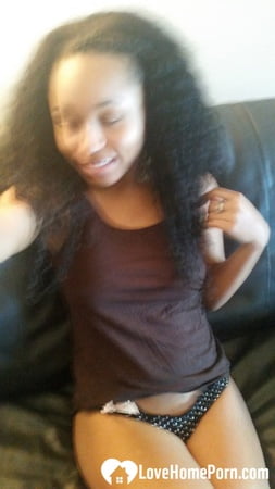 sexy chick with cute breasts seduces her fans         