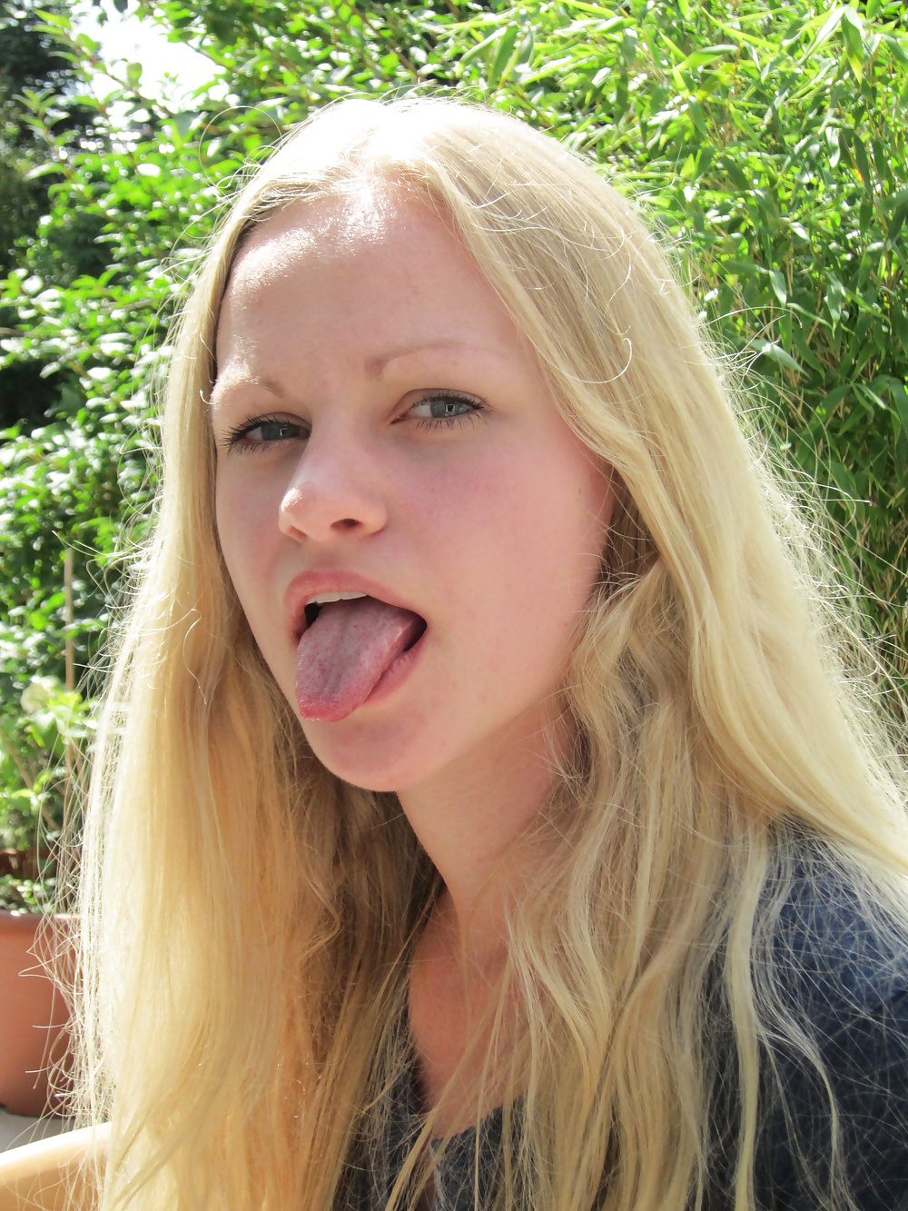 XXX Teen Girls - tongue out and mouth open - Part 1