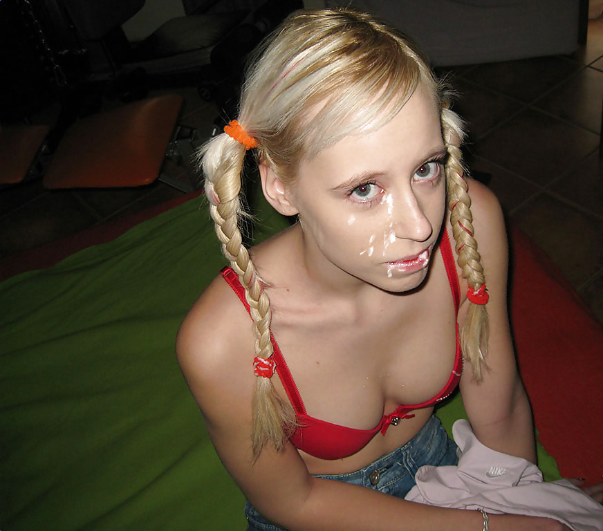 XXX Facials for Girls with Pig Tails