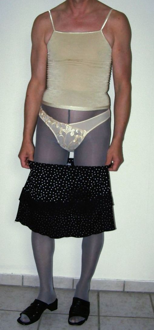 XXX grey pantyhose