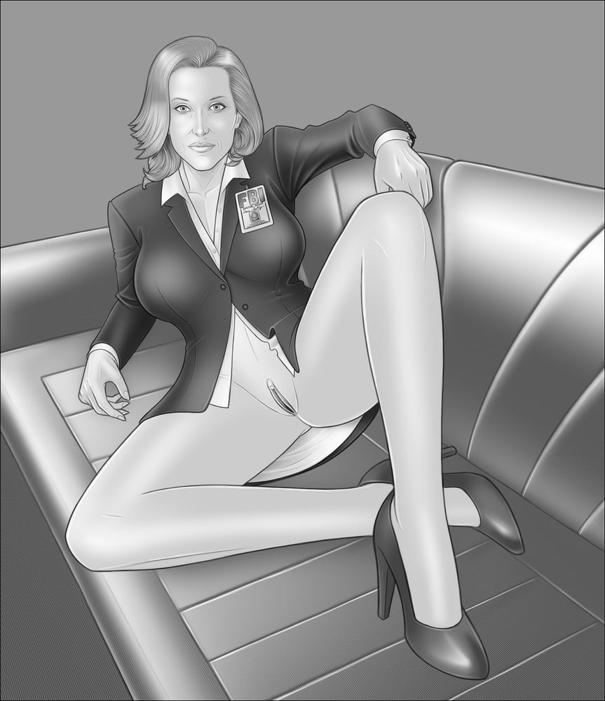 Dana Scully Gillian Anderson X Files Akte X Redhead Office 60 Pics Xhamster