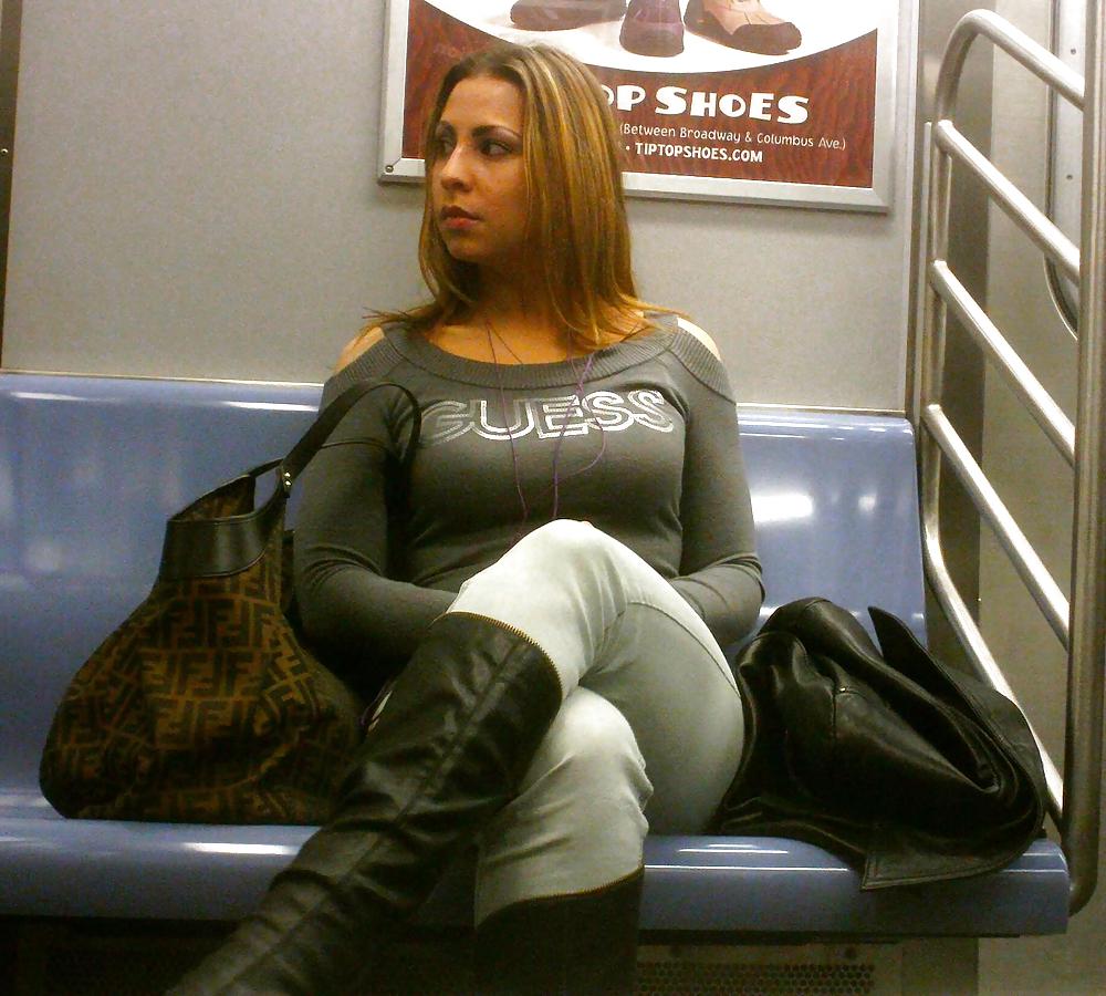 XXX new york subway riders