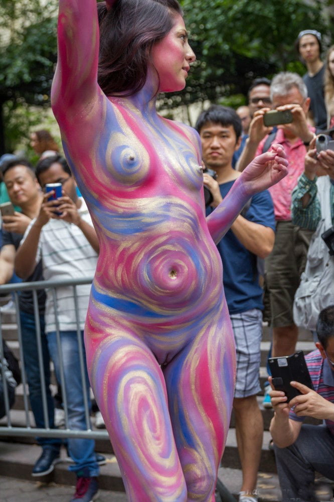 Amateur Body Paint Naked Girls. 