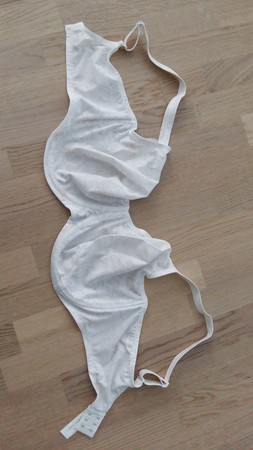 100G white bra